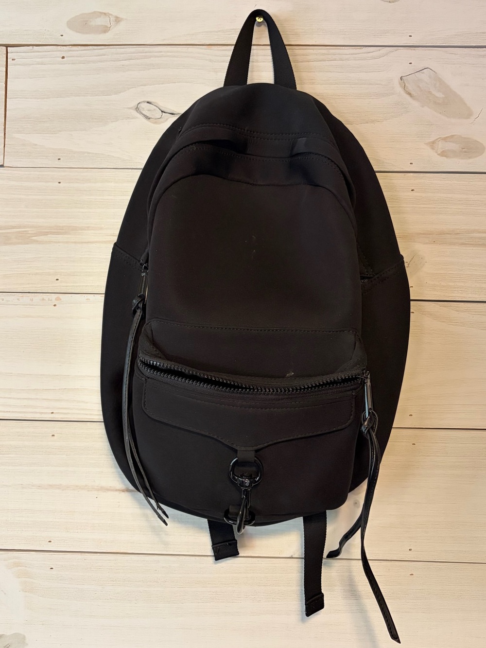 Rebecca Minkoff Black M.A.B Neoprene Backpack